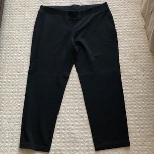 J. Jill Black Knit Pants.